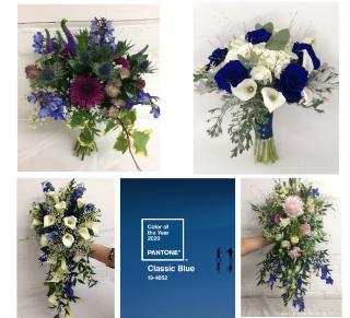 Classic Blue Wedding Flowers for 2020